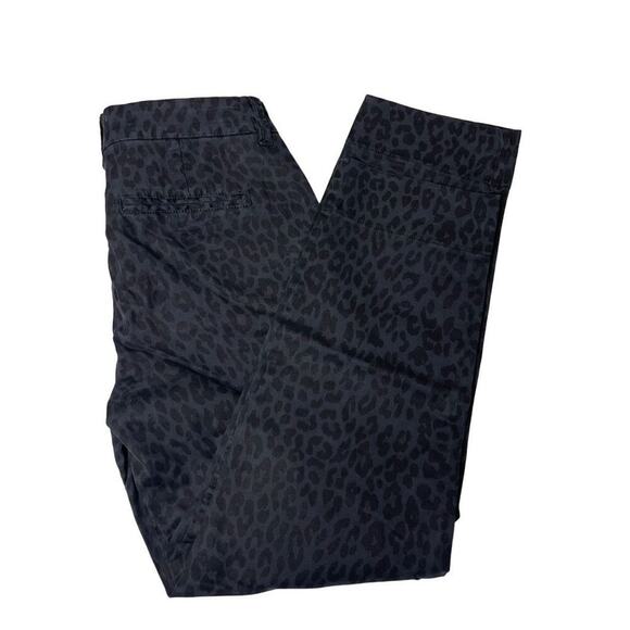 Pistola Wild Night Leopard Print Cropped Jeans Size 27 - Picture 8 of 14